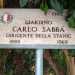  dedicato a Carlo Sabb, il dirigente veneziano della Stanic che si spese per far costruire il villaggio